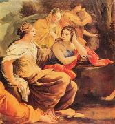 Simon Vouet Detail of Apollo and the Muses